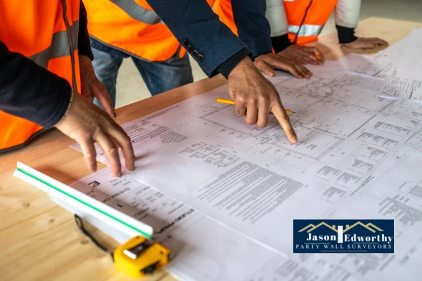 See if you need a party wall agreement for building along boundary line Tipton